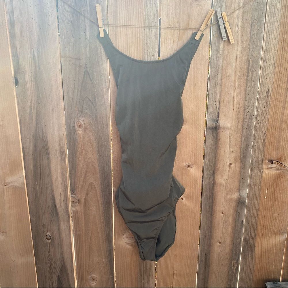 Zimmermann one piece khaki bathing suit size 6 US